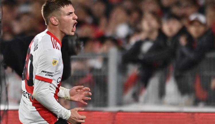 Imagen de El nuevo récord que alcanzó Franco Mastantuono en River