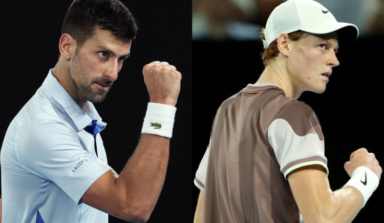 Imagen de Djokovic vs. Sinner, la semifinal más esperada del Abierto de Australia