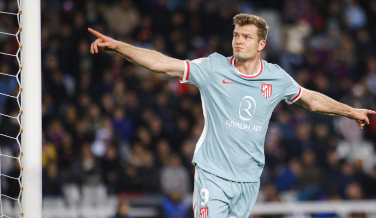 Imagen de Alexander Sorloth, el verdugo de Barcelona