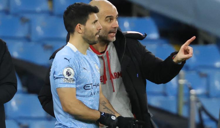 Imagen de El desesperado pedido de Agüero a Pep Guardiola