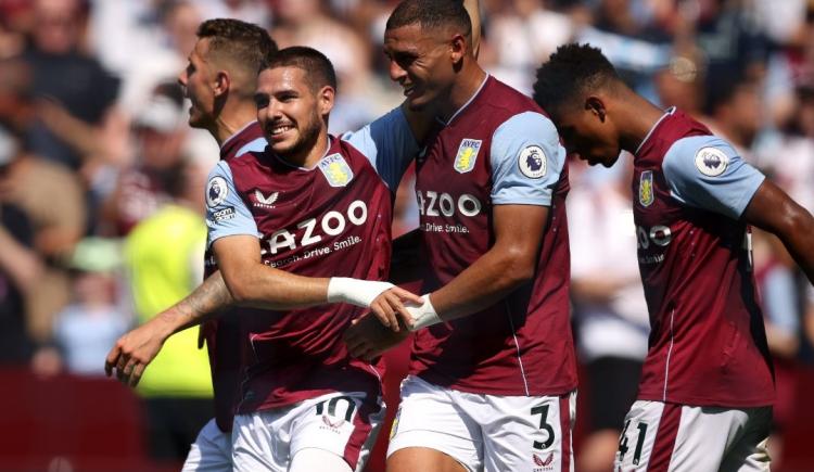 Imagen de Aston Villa le ganó 2 a 1 a Everton con un gol de Emiliano Buendía