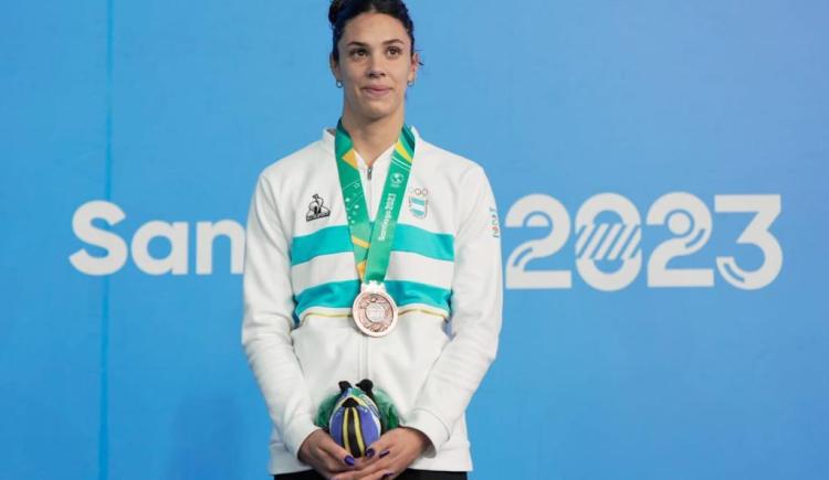 Imagen de Macarena Ceballos se quedó con el bronce en natación