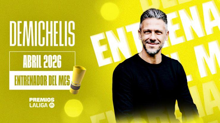 Imagen de LaLiga premió a Martín Demichelis por encima de Hansi Flick