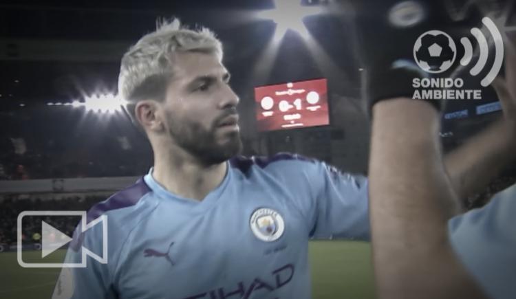 Imagen de Agüero le dio la victoria al City