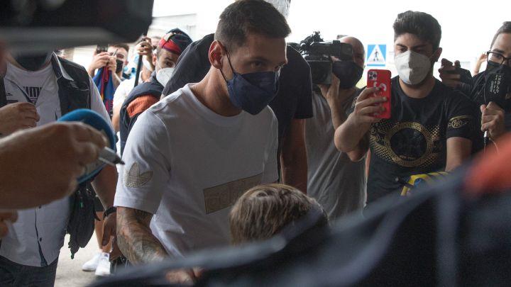 Imagen de MESSI YA ESTÁ EN EL PRAT