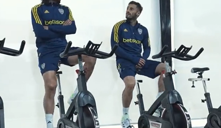 Imagen de Edinson Cavani y Marcelo Saracchi: entrenamiento íntimo para uruguayos