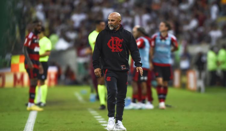 Imagen de Sampaoli, en la cuerda floja: Flamengo empató sobre el final ante un alternativo São Paulo