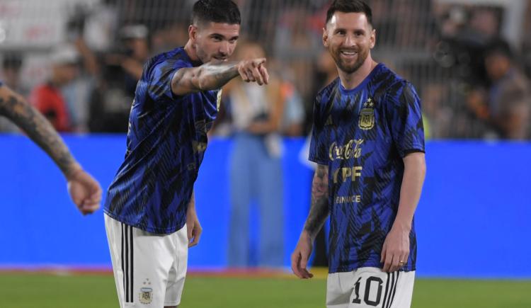 Imagen de Rodrigo De Paul: "Scaloni y Messi son las personas más importantes de la Selección"