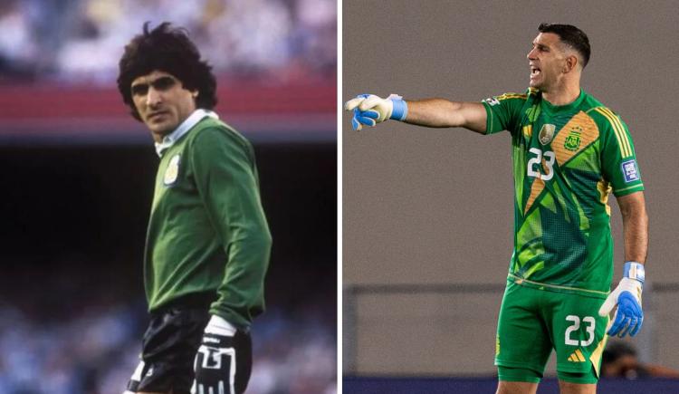 Imagen de Dibu Martínez superará un histórico registro del Pato Fillol