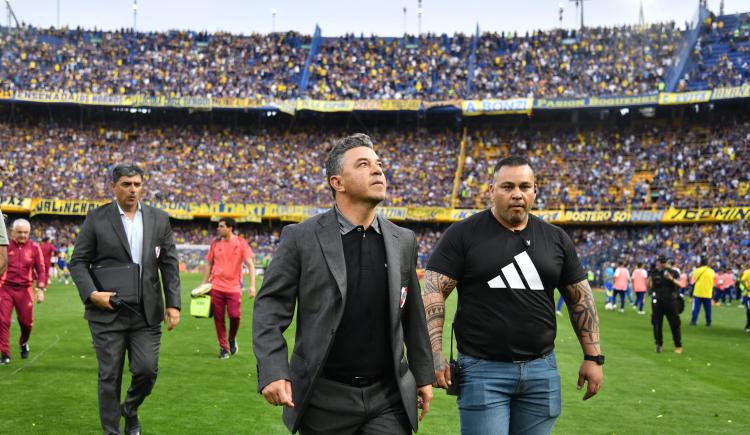 Imagen de La marca de Labruna que igualó Gallardo ante Boca