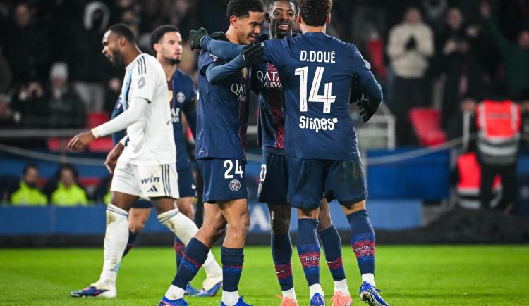 Imagen de PSG derrotó al Marsella de los argentinos y se consagró en la Supercopa de Francia