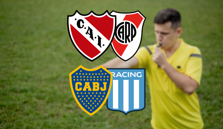 Imagen de Los árbitros de Independiente-River y Boca-Racing