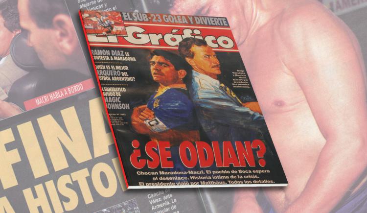 Imagen de MARADONA Y MACRI: EL INICIO DE LA PELEA