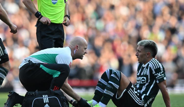 Imagen de Alarma en la Selección Argentina: se lesionó Lisandro Martínez