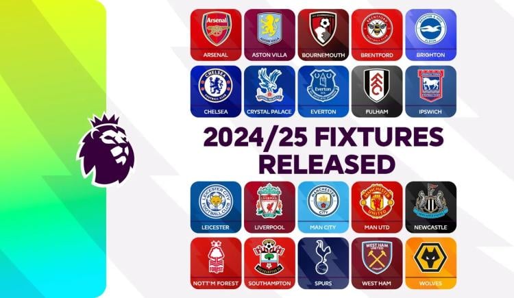 Imagen de La Premier League dio a conocer el fixture completo de la 2024/25