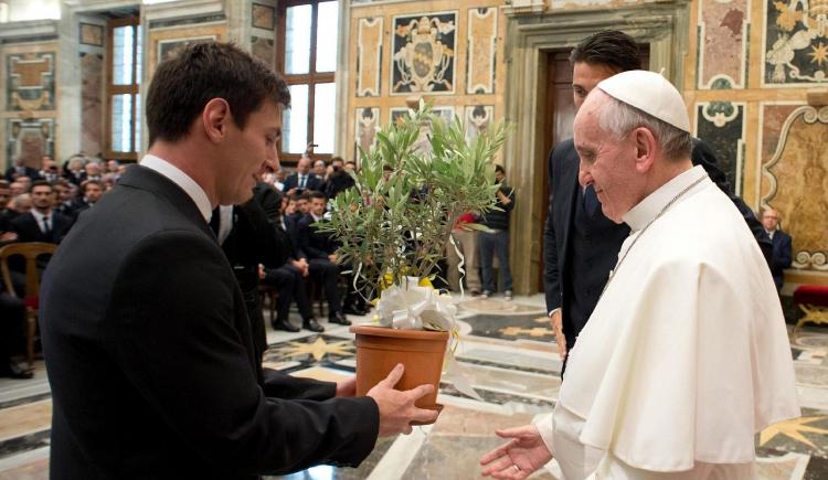 Imagen de La primera reacción de Messi tras el fallecimiento del Papa Francisco