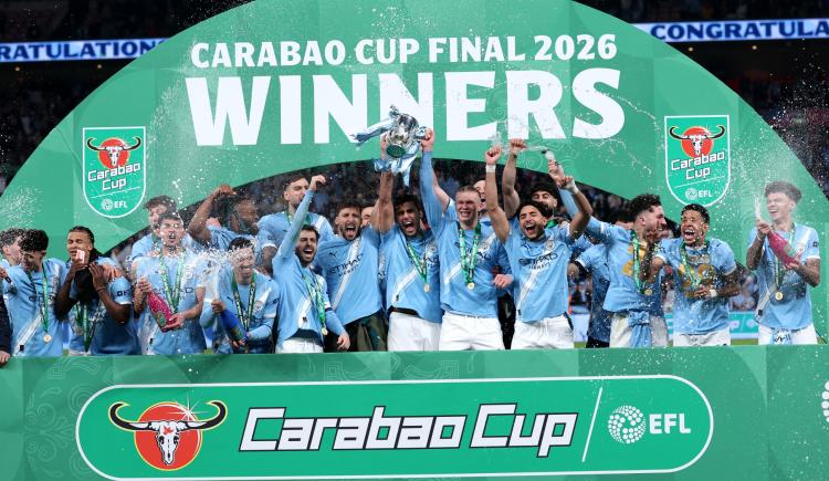 Imagen de Manchester City derrotó a Arsenal y se consagró campeón de la Copa de la Liga