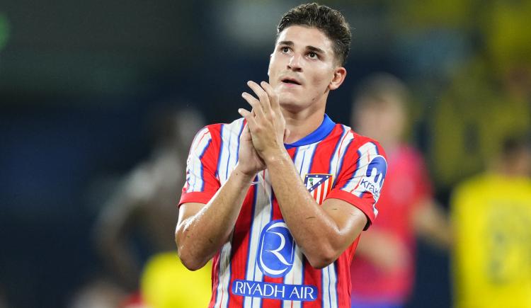 Imagen de Julián Álvarez debutó con la camiseta de Atlético de Madrid