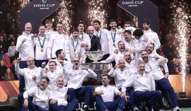 Imagen de Sin Sinner hay fiesta: Italia se consagró campeón de la Copa Davis por tercera vez consecutiva