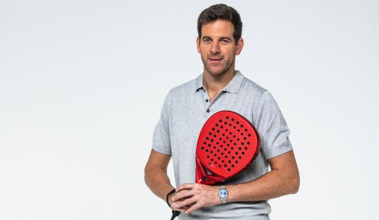 Imagen de Juan Martín Del Potro, la gran estrella de la Pro Padel League