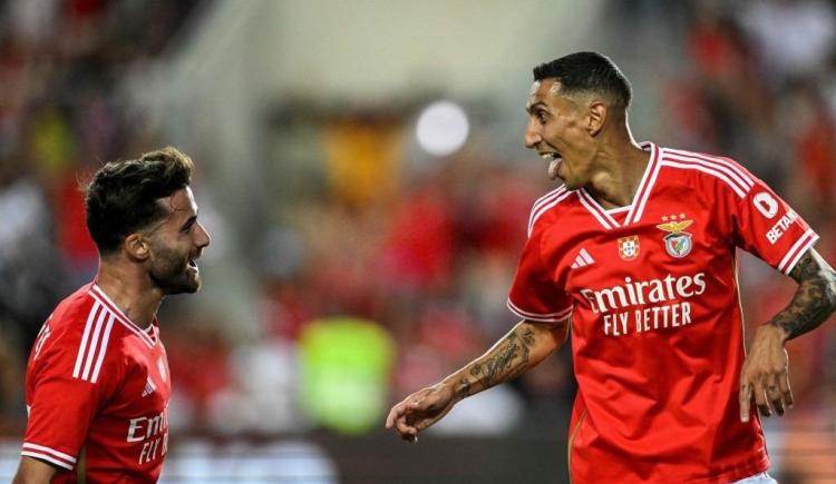 Imagen de Show de Ángel Di María en Benfica: golazo con derecha y sombrerito a Cristiano Ronaldo