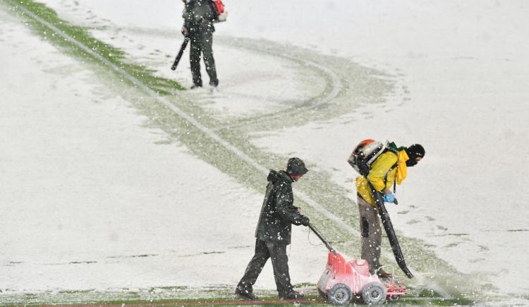 Imagen de ATALANTA - VILLARREAL, SUSPENDIDO POR LA NIEVE