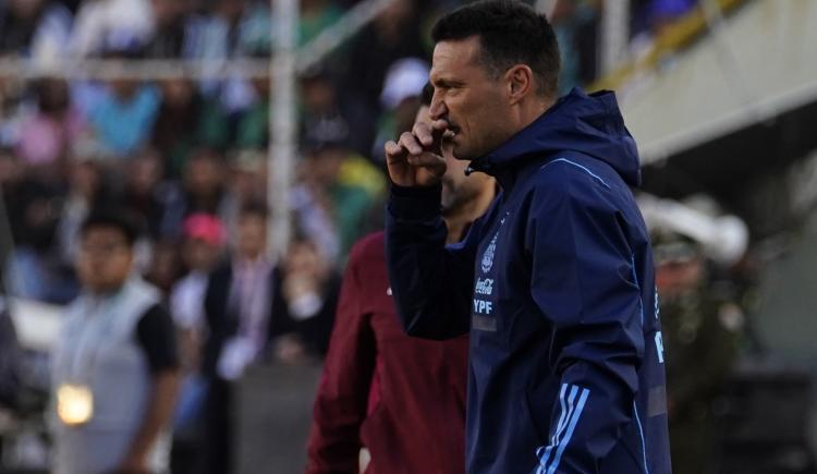 Imagen de Lionel Scaloni: “Messi no estaba para jugar"