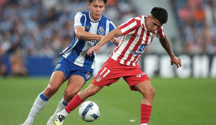 Imagen de Debut con derrota para Thiago Almada en Atlético de Madrid
