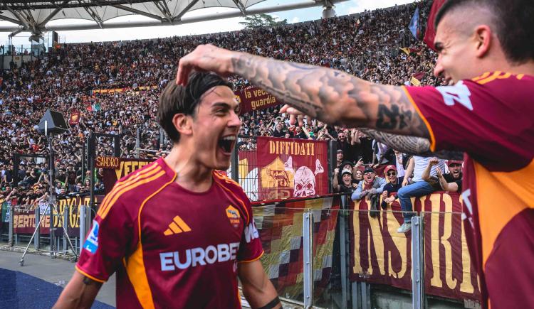 Imagen de ¿La última Joyita en Roma?: asistencia de Dybala en el clásico ante Lazio