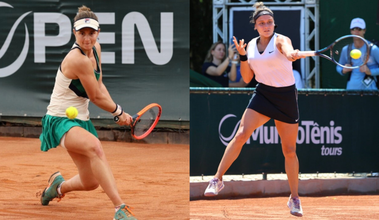 Imagen de Nadia Podoroska y Martina Capurro, las semifinalistas argentinas en Brasil