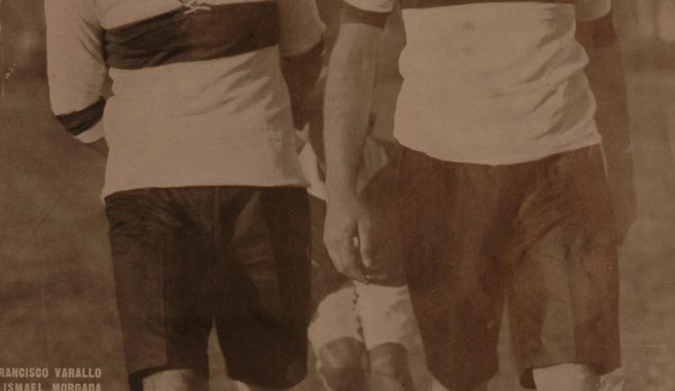 Imagen de 15 de febrero de 1930, Varallo y Morgada en Gimnasia