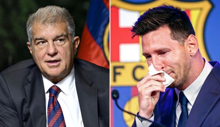 Imagen de Joan Laporta volvió a referirse a una posible vuelta de Messi a Barcelona