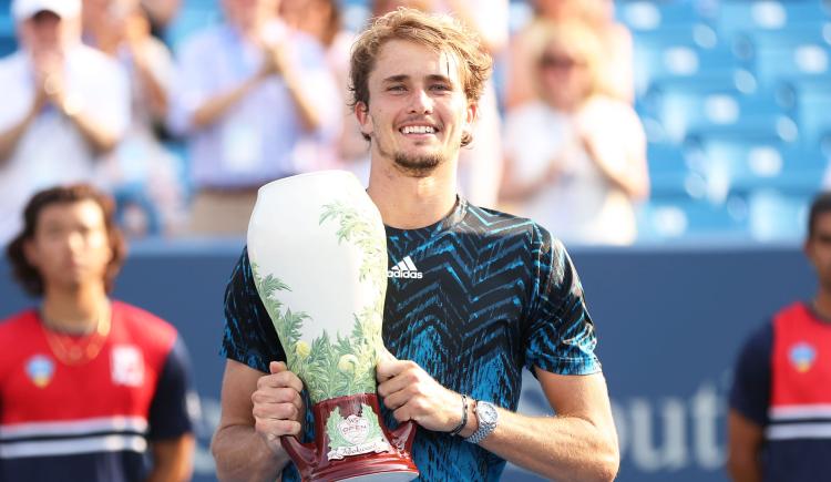 Imagen de ZVEREV DERROTÓ A RUBLEV Y FESTEJÓ EL TÍTULO EN CINCINNATI