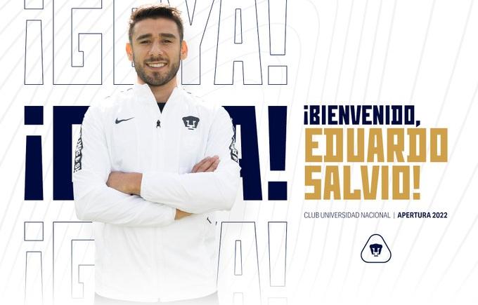 Imagen de Eduardo Salvio fue oficializado en Pumas