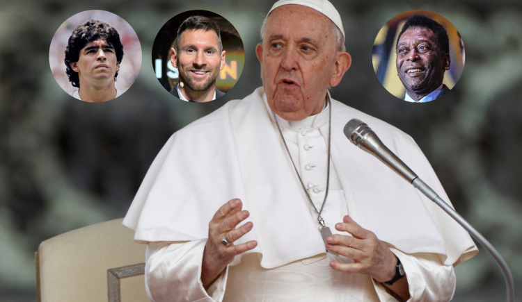 Imagen de "¿Messi o Maradona? Yo sumo a Pelé", indicó el Papa Francisco