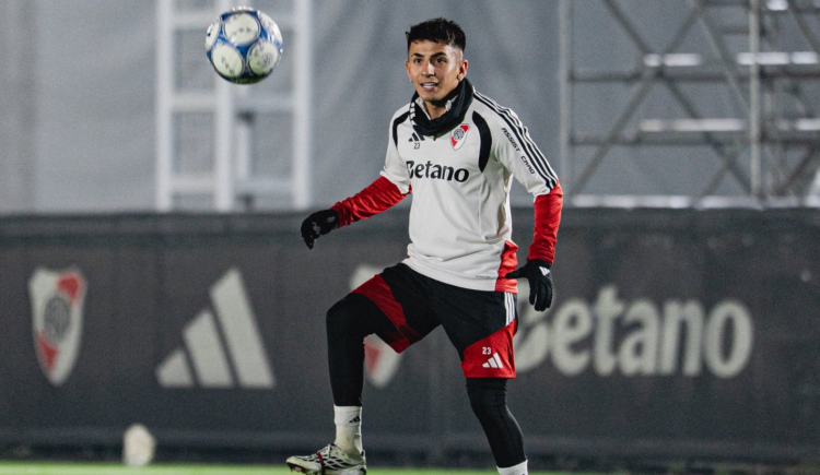 Imagen de ¿El día T?: Almada, listo para debutar en River frente a Argentinos