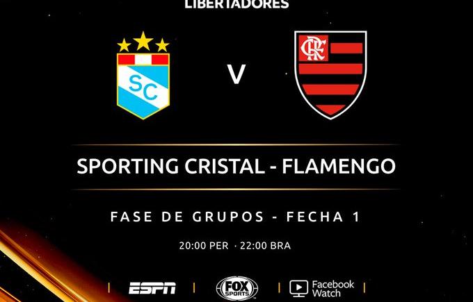 Imagen de Sporting Cristal - Flamengo, de suspenderse a reprogramarse