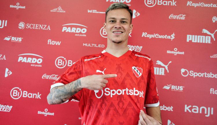 Imagen de El nuevo refuerzo de Independiente fue oficializado y busca su "revancha" en el fútbol argentino