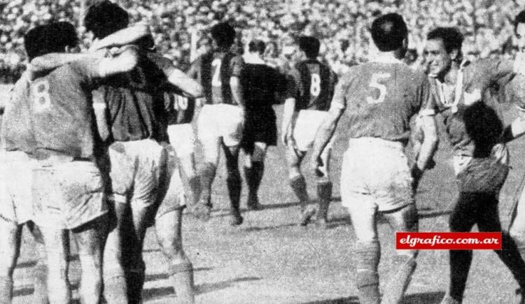 Imagen de 1959. Ferro golea al campeón