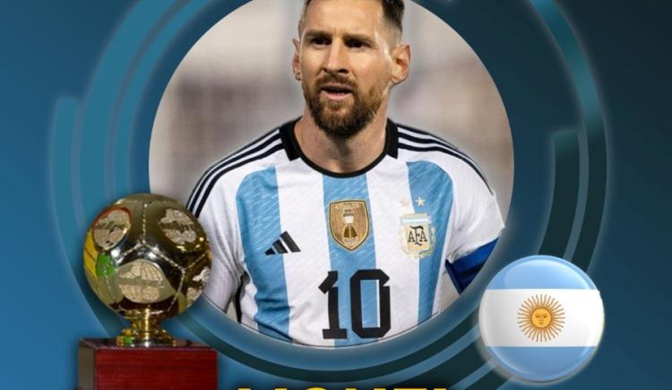 Imagen de Lionel Messi fue elegido como el mejor futbolista de 2022
