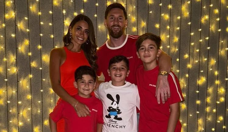 Imagen de La Navidad de Lionel Messi en Rosario