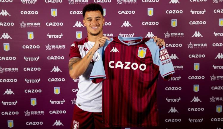 Imagen de Coutinho completó su traspaso a Aston Villa
