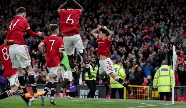 Imagen de Garnacho comenzó la pretemporada con Manchester United