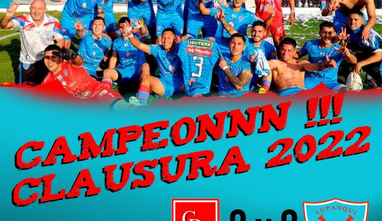 Imagen de Yupanqui ganó el Clausura y buscará el ascenso ante Centro Español