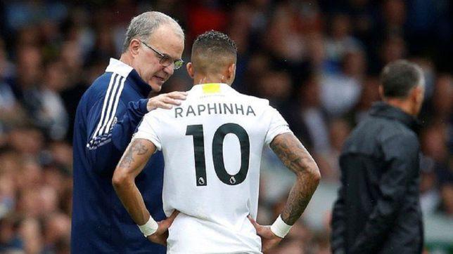Imagen de Raphinha elogió al Loco: "Bielsa fue muy importante para mí"