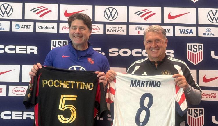 Imagen de Cumbre leprosa en Estados Unidos: el emotivo encuentro entre Pochettino y Martino