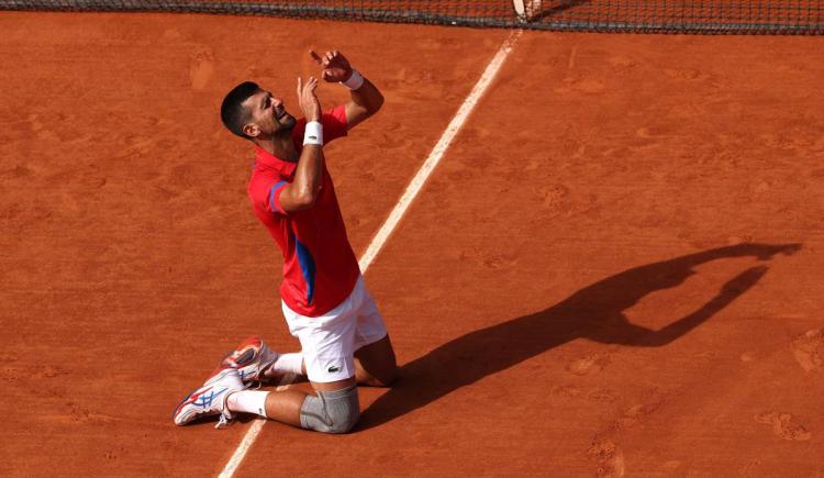 Imagen de Novak Djokovic, el oro olímpico para un año deslucido