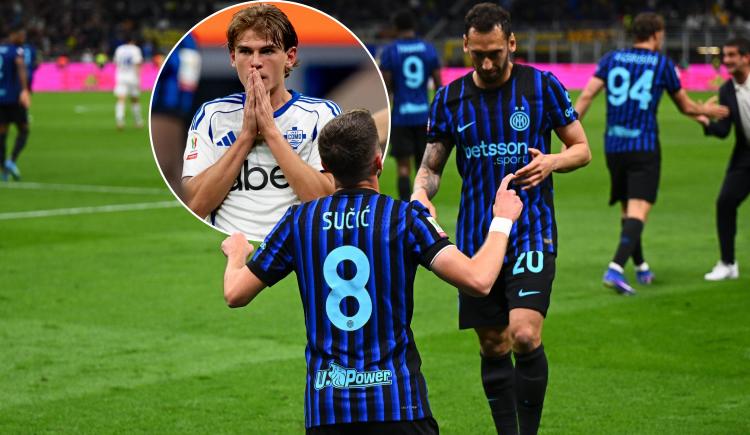 Imagen de Inter se lo dio vuelta a Como en una ráfaga y es finalista de la Copa Italia