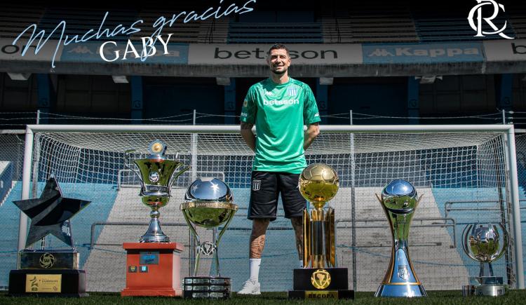 Imagen de El mensaje de despedida de Racing para Gabriel Arias