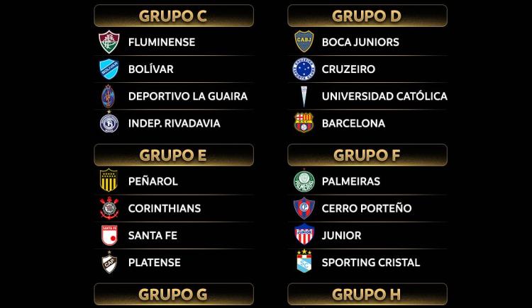 Imagen de El fixture completo de la fase de grupos de la Libertadores 2026